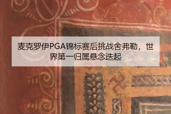 麦克罗伊PGA锦标赛后挑战舍弗勒，世界第一归属悬念迭起